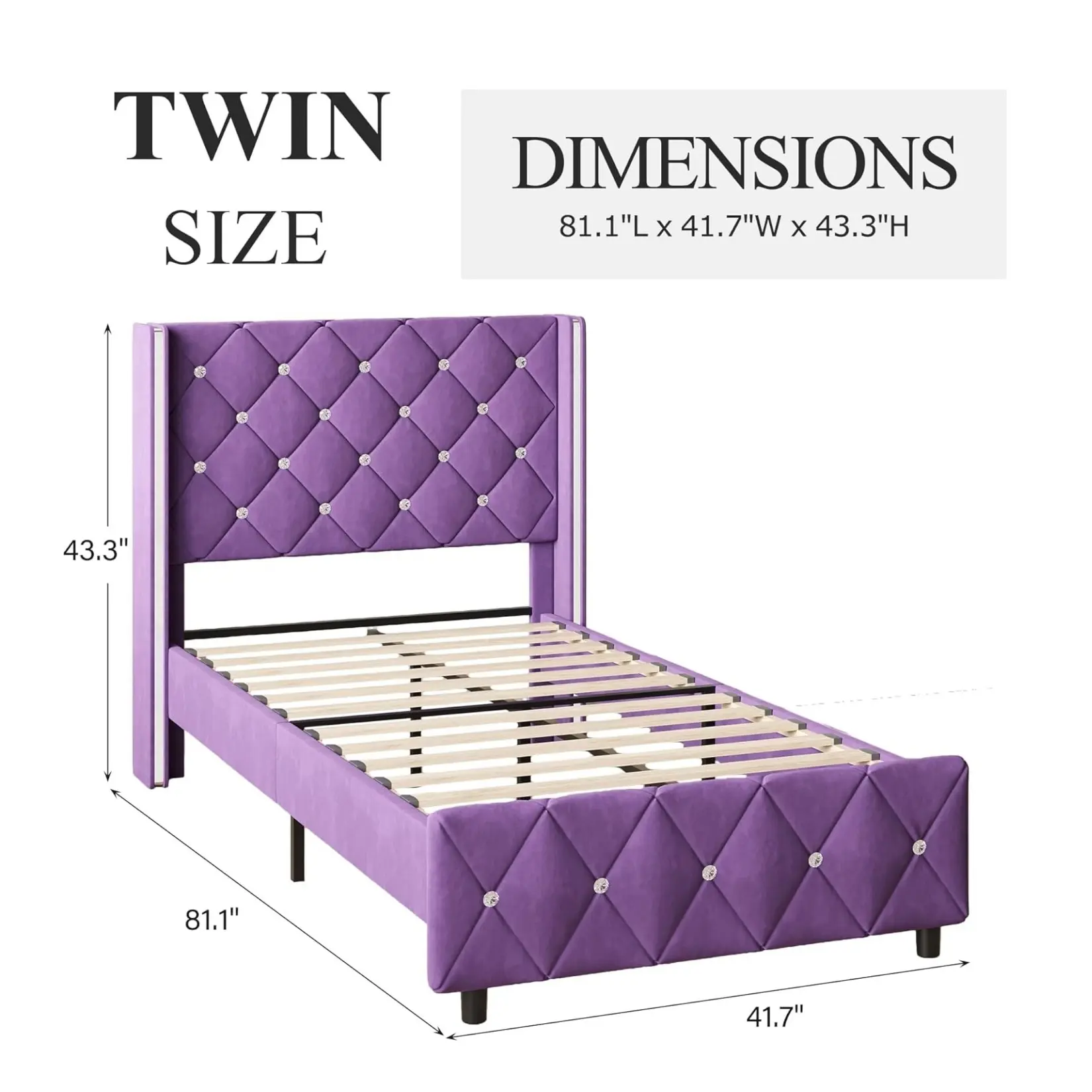 Twin Size Purple