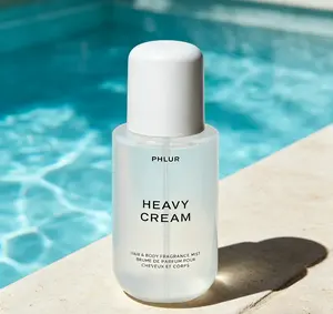PHLUR Heavy Cream Body Mist 240ml | Irresistible Gourmand Vanilla Hair & Body Spray | Marshmallow & Coconut Cream Scent