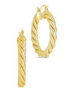 Cerys Statement Woven Hoop Earrings