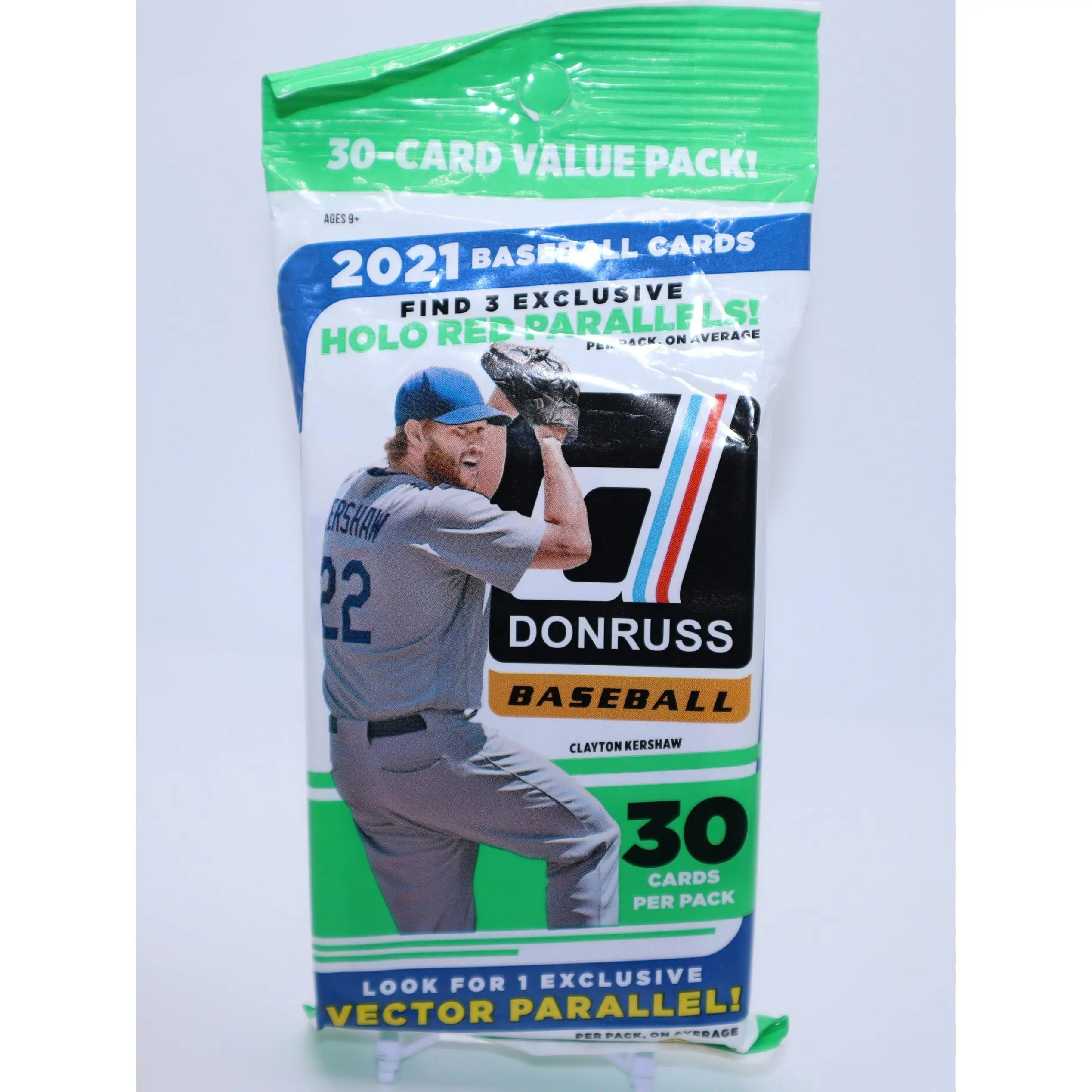 2021 Panini Donruss Baseball Value Pack - 30 Trading Cards per Pack, with Exclusive Parallel Trading Cards, Exclusive Parallels