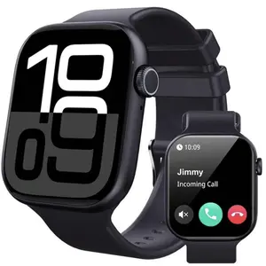 2026 Popular 2.01-Inch Touchscreen Smartwatch for Men and Women with HD Call Quality Step Calorie Tracking Music Message Reminders 100+ Fitness Sports Functions Compatible with Android and Phone