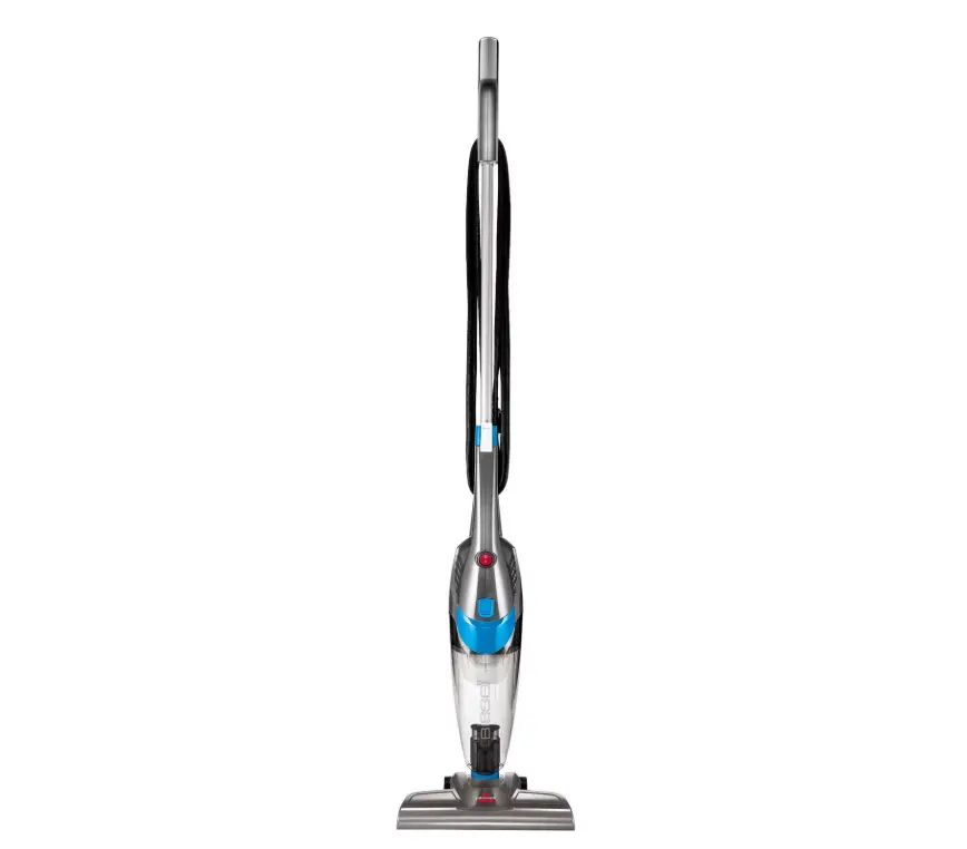 BISSELL 3-in-1, Corded, Stick Vacuum, Carpet, Area Rugs, Hardfloor, Upholstery, Removable Hand Vac, Lightweight, Easy Empty, 2030, Blue & Gray