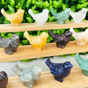 1 Count Crystals Mini Carving about 46-63g For Home Decor