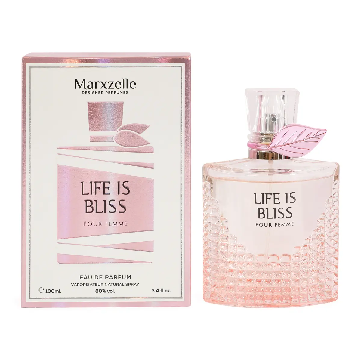 Marxzelle Designer Perfumes Life is Bliss Fragrance for Women 100ml Eau de Parfum Pour Femme
