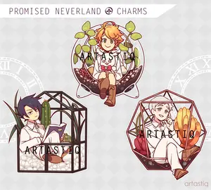 The Promised Neverland - Terrarium Keychain Charms