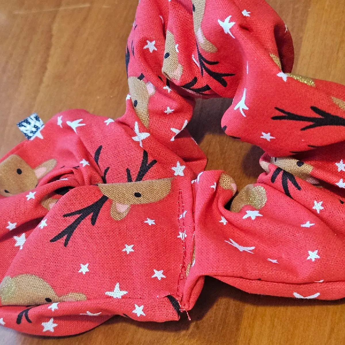 Reindeer Fluffy Scrunchie - Soft and Cozy Hair Accessory