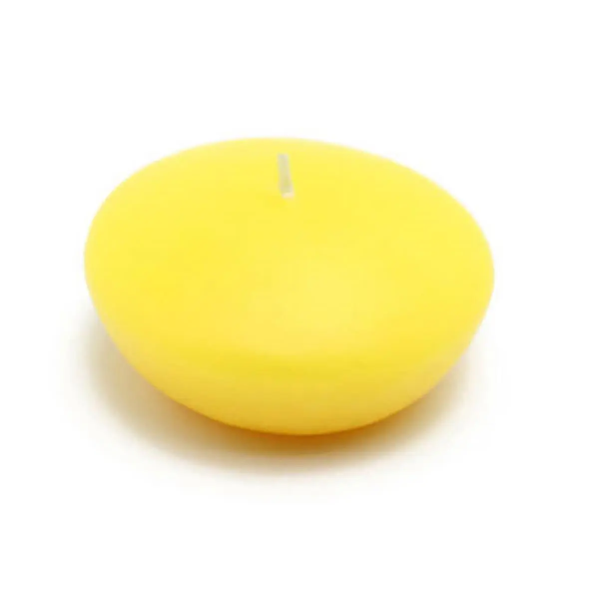 212 MAIN Outdoor Floating Candle Lights - 12-Piece Unscented Yellow Solid Wax Discs (3" Dia x 1.5" H), 5-6 Hr Burn Time for Wedding, Housewarming Space Lighting, 3" Diameter, Long Burn Time, Housewarmings