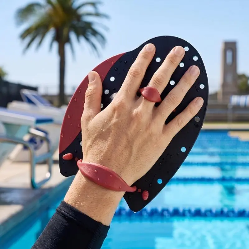 High-Quality Durable Lightweight Swim Training Fins with Ergonomically Adjustable Anti-Slip Straps, Enhance Resistance, Improve Paddling Skills, Build Strength, Suitable for Adults and Children