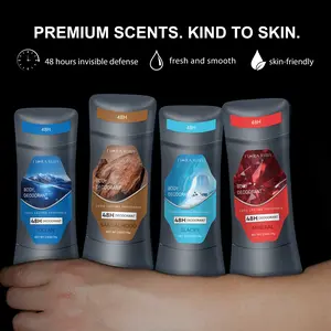 Stop Sweat & Odor for 48 Hours! 4-Pack Deodorant Set (Ocean, Sandalwood & More)