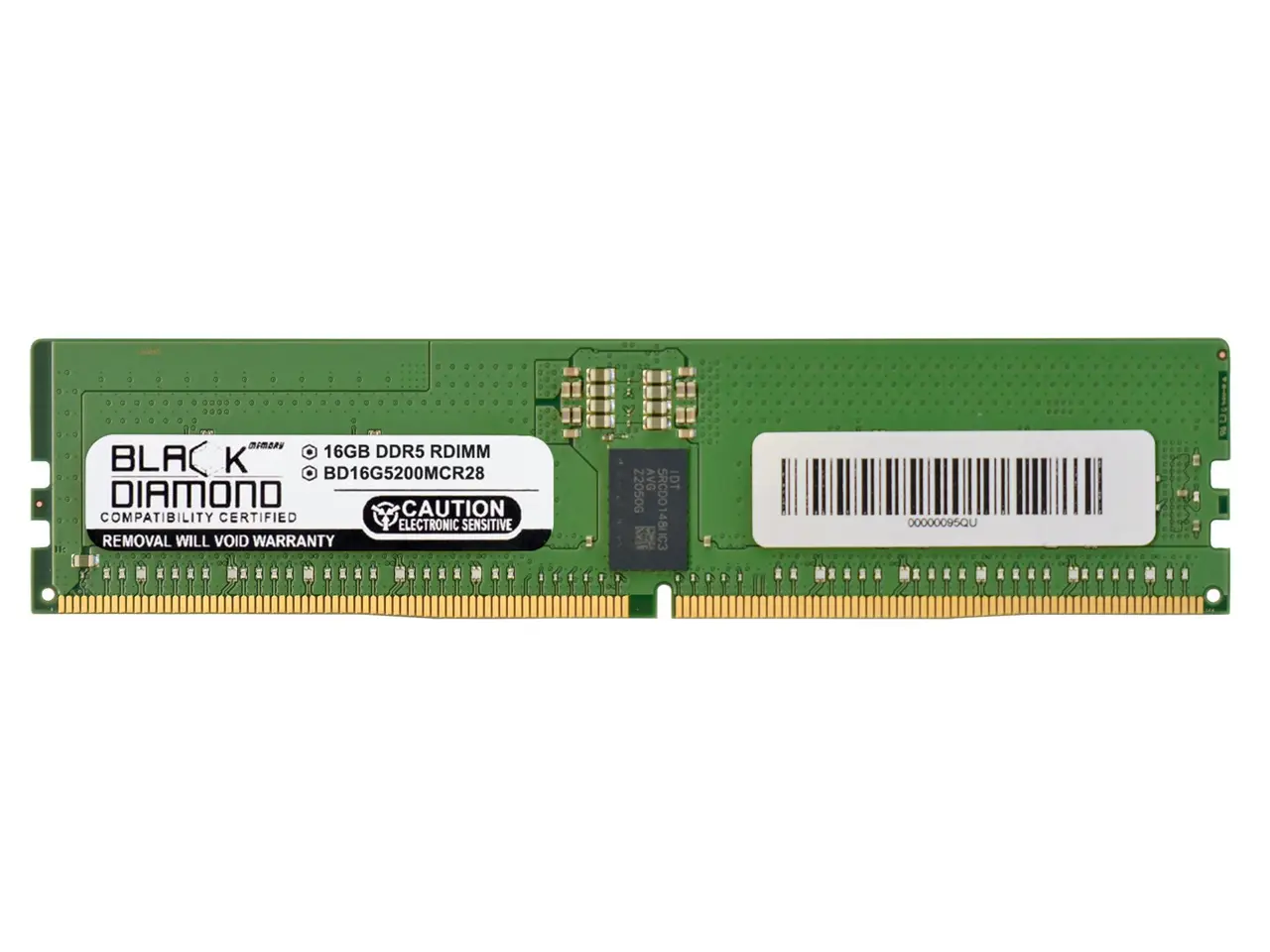 Black Diamond 16GB (2Rx8) DDR5 5200 ECC REG Memory  BD16G5200MCR28