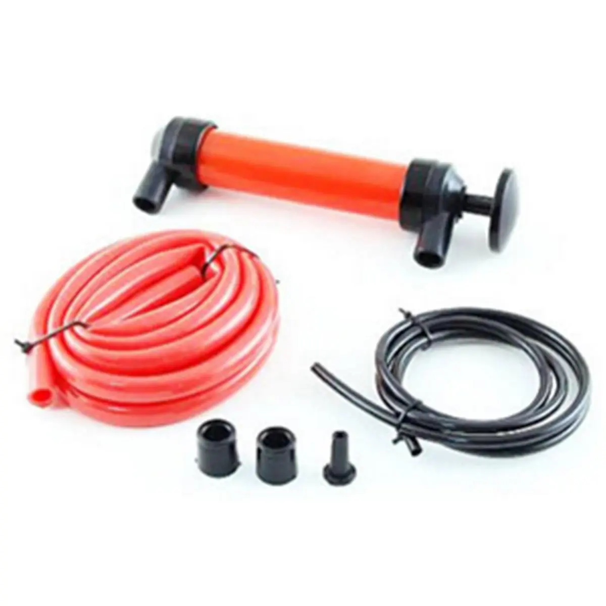 212 MAIN Manual Siphon Pump, Multi-Functional Gasoline Extractor Pump for Gas, Oil, and Liquid Transfer from Small Engines, Easy-to-Clean Kit with Hoses, Fuel Transfer Pump, Outdoor