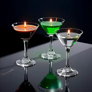 3-Pack Mini Espresso Martini Scented Candle Set, Aromatherapy Candles Gifts for Women Men Wife Friends Coffee Lover, Bar Cart Home Decor
