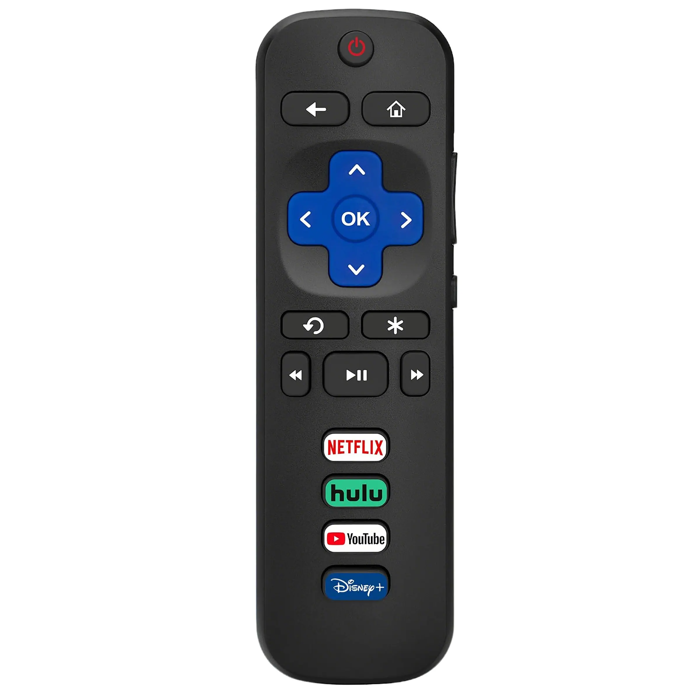 Replacement Remote Control Only for Roku TV, Compatible for TCL Roku/Hisense Roku/Sharp/Philips/Onn Roku (Not for Roku Stick and Box), Home Appliance Remote