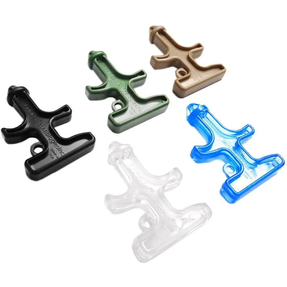 5-Pack Mixed Colors Duron Steel Drill Self-Defense Stinger Key Chains, POM Plastic Combat Protect Tool with Survival Gear, Compact Portable Tool Accessories for Outdoor Camping