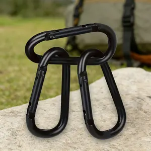 Carabiner Set D Ring Outdoor Clip Hook | 2.3" Spring Snap Clip for Camping Hiking Backpack Keychain Dog Leash DIY Gear Carabiner Hooks