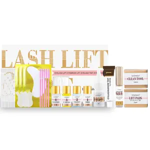 Iconsign Lashlift Eyelashes & Brow Beauty Tool Set, Hot-Selling Coffee Color Keratin Curling Kit, Salon-Quality Makeup Essentials