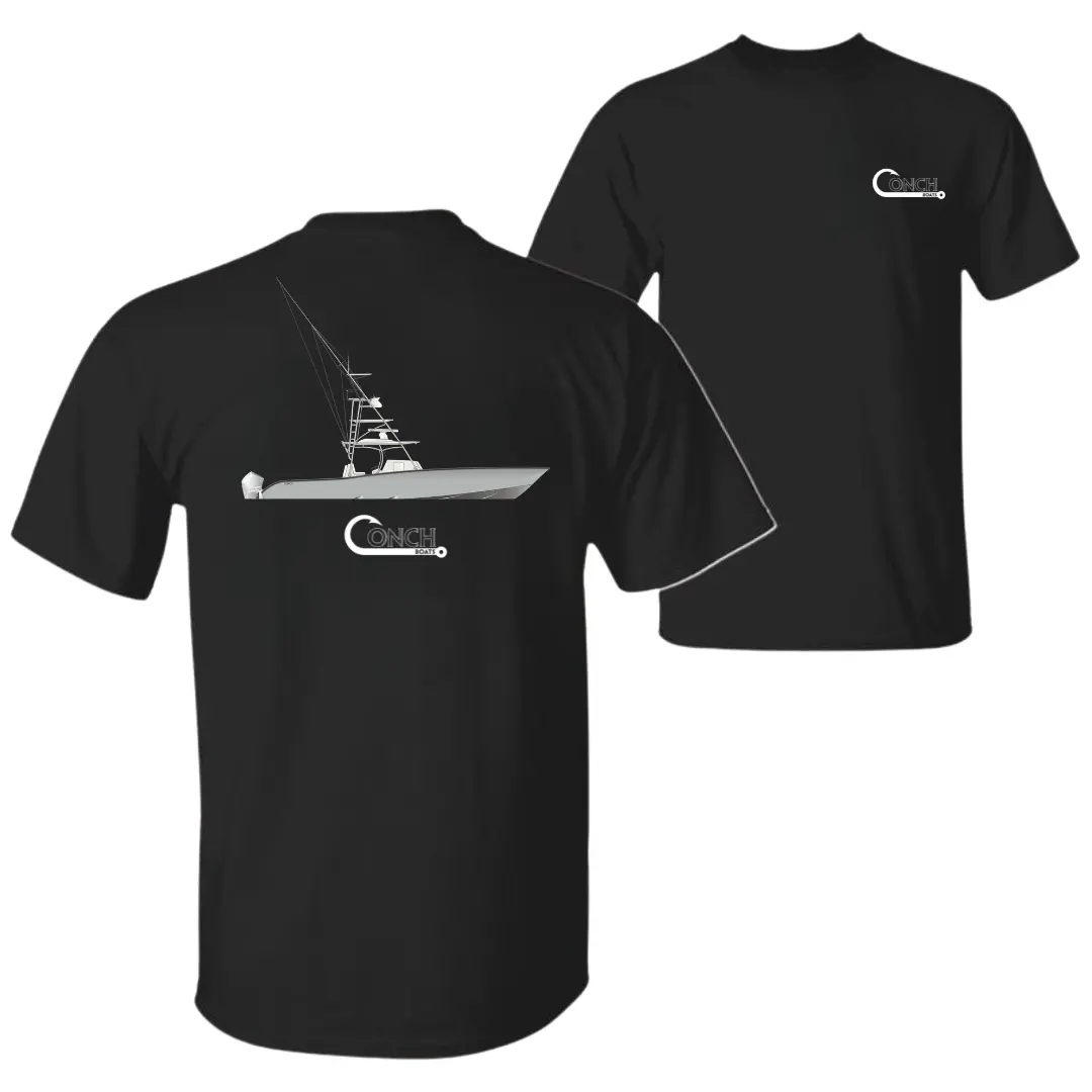 ️  Boat T-Shirt, Offshore Sportfishing Boat Graphic Tee, Deep Sea Angler Shirt for Men & Women, Boat Lover Gift