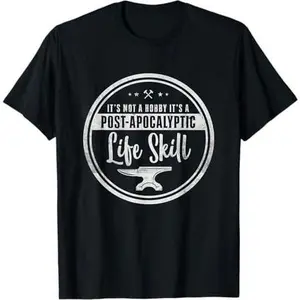 Blacksmith Farrier Forge Anvil Funny Forger Life Skill T-Shirt