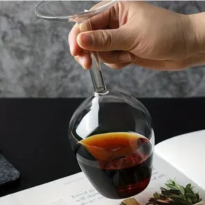 Creative Inverted Goblet Glass, Champagne Glass, Red Wine Glass for Home Bar, Summer Essentials, Drinkware for Home Kitchen