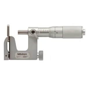Mitutoyo  0-1 in. Interchangeable Anvil Micrometer with Friction Thimble