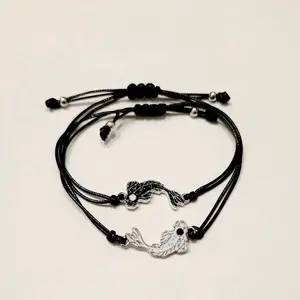 Set of 2 Koi Fish Matching Bracelets couples jewelry