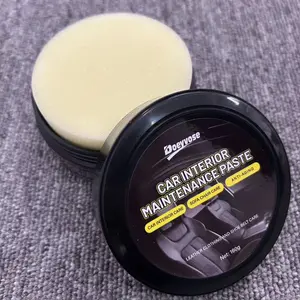 Cleaning and Care Cream & Cleaning Paste for Leather Care, Multifunctional Leather Cleaning Cream, Car Leather Repair Cream, Automotive Interior and Furniture Leather Cleaning Cream(1PC)Leather Balm for Cars，Car Leather Cleaner.