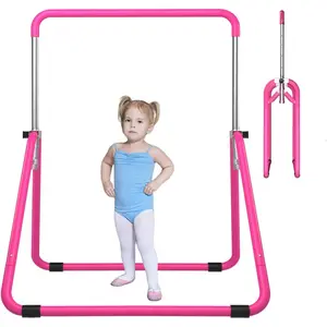 Gymnastics Bar Folding Horizontal Bar, Adjustable Height Gymnastic Horizontal Bars, GymnasticTraining Equipment for
