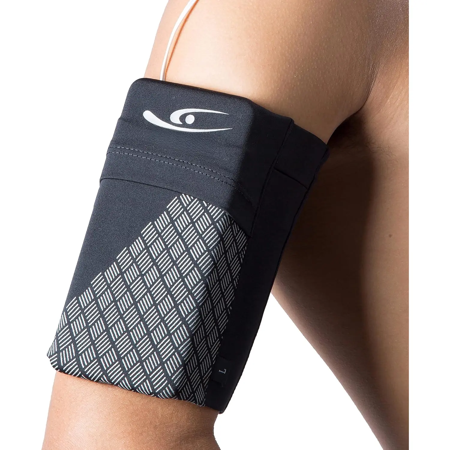 Universal  Armband Cell Phone Armband Sleeves Running Armband for Exercise Workout, Compatible with  15/15Plus/Pro  14/13/12  Galaxy All Phones (Large, Black)