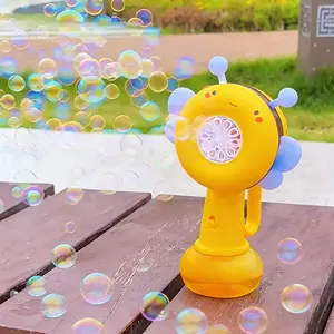 Rechargeable Bubbles Machine for Kids with Lights Fun Swing Dance Bubbles Maker Blower Toys for Weddings Birthday Parties Outdoor Activities Gifts