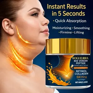 5x Collagen Bee Venom Cream, Skin Care Moisturizer, Tightens Double Chin and Neck, Rich in Collagen, Retinol, Nicotinamide, Hyaluronic Acid, Suitable for All Skin Types