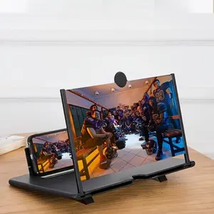 2026 Portable Phone Stand Projector with HD Amplifier - Adjustable Angle, Lightweight and Durable, Suitable for Movies, Video Calls, Compact Stand, Flip Stand, Lens, Sturdy Construction, Tablet Stand, Ideal for Remote Workers
