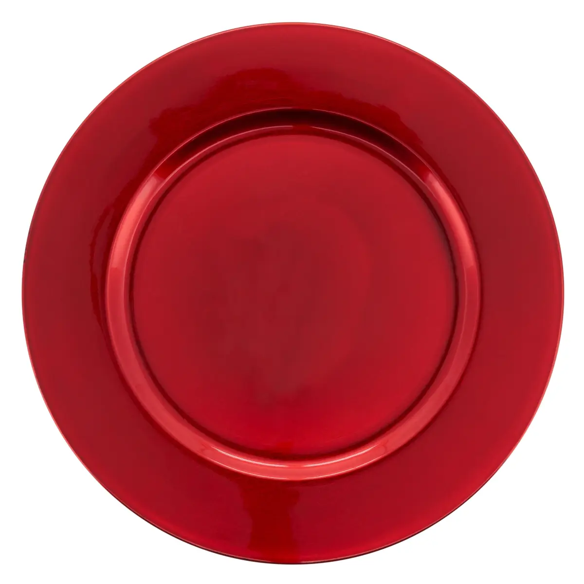 212 MAIN SARO CH001.R13R Round Dinner Plate Charger Plates - Classic Design, 4-Piece Mix-and-Match Collectible Dinnerware Set