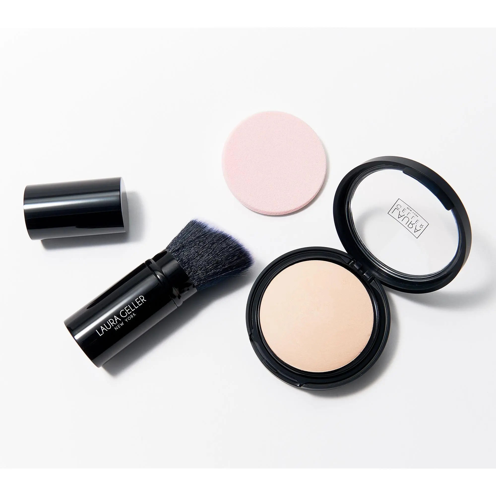 Laura Geller Double Take Foundation with Kabuki Brush