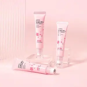 Sakura Eye Serum (3 Counts), Hydrating Moisture Eye Serum, Eye Care Product for Women and Men, Professional Eye Treatment Product for Daily Use