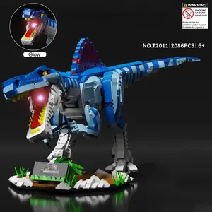 Tyrannosaurus Rex Building Blocks Toy, Creative Desktop Ornament, Educational Assembly Toy for Boys & Girls, Building Blocks Set