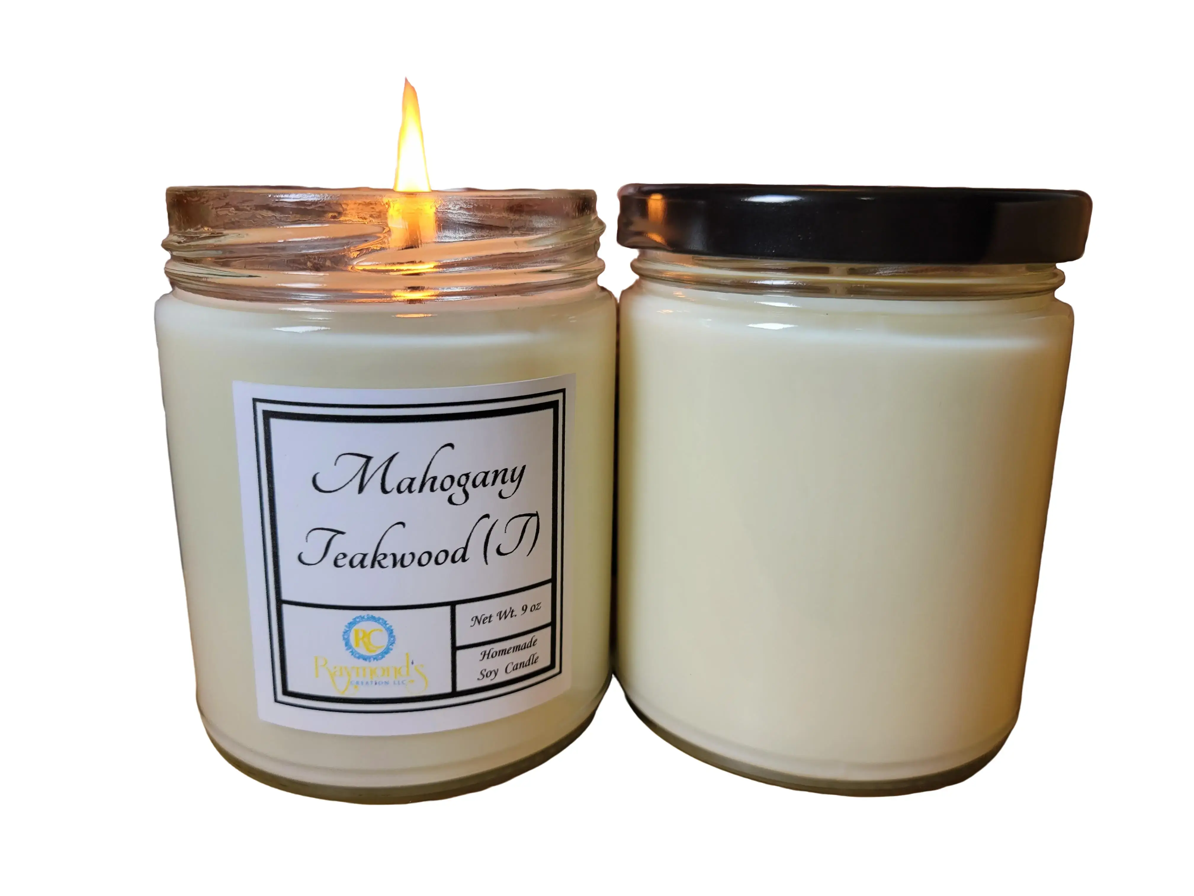 Scented Candles for Men | Bonfire, Mahogany Teakwood Candles Scented | Long Lasting, Masculine Scents | Natural Soy Jar Candle for Home, Mancave & Bachelor Pad Decor | Perfect Mens Gift
