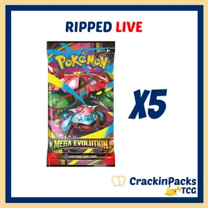 Pokemon TCG: Mega Evolution - 5 Booster Packs