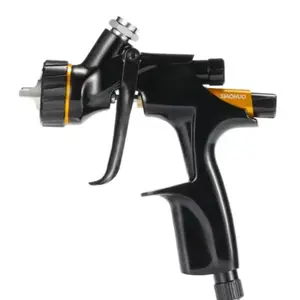 Dv1-B1+ Hvlp Technology Clearcoat Spray Gun, 13mm Hvlp Primer Coating Tool, Paint Spraying Tool, 600ML Cup, Large Capacity, Gravity Feed Sprayer Set with 1.3mm Nozzle
