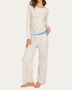 Ellie Pajama Set In Beep Beep Loungewear Nightwear