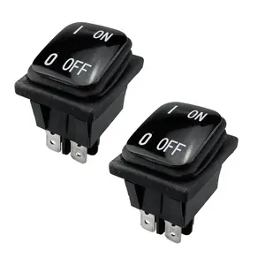 2 count 704-380 Rocker  Replacement Fit for Titan 440 Electric Airless  Sprayer Power Toggle  Black /Off Control Replaces 704380