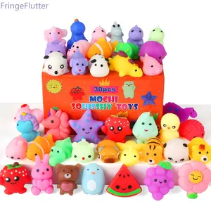 30pcs Mochi Squishy Toys – Mini Kawaii Squishies for Kids, Party Favors, Birthday & Easter Gifts, Fidget & Sensory Toys, Classroom Prizes, Pinata Goodie Bags, Xmas Stocking Stuffers