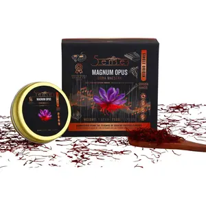 5Senses Kashmir Mongra Saffron | Azafrán | Magnum Opus | Single Origin, Non-GMO, Fairtrade, Kosher, Gluten-Free, Vegan Healthcare Fitness