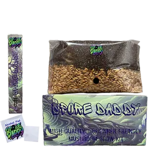 Spore Daddy's Mushroom Grow Bag W/ Injection port Beginner Friendly High Quality