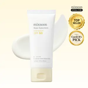 [Top] Airy Bean Sunscreen 1.69 fl.oz | Daily Makeup-Layering SPF Routine for Comfortable Skin | SPF50 UV Protection, No White Cast & Lightweight Hydration