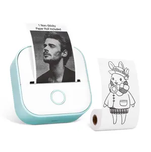 Inkless Thermal Mini Bluetooth Wireless Sticker Printer. Perfect for school, arts & crafts, scrapbooking, journaling, and more. App included
