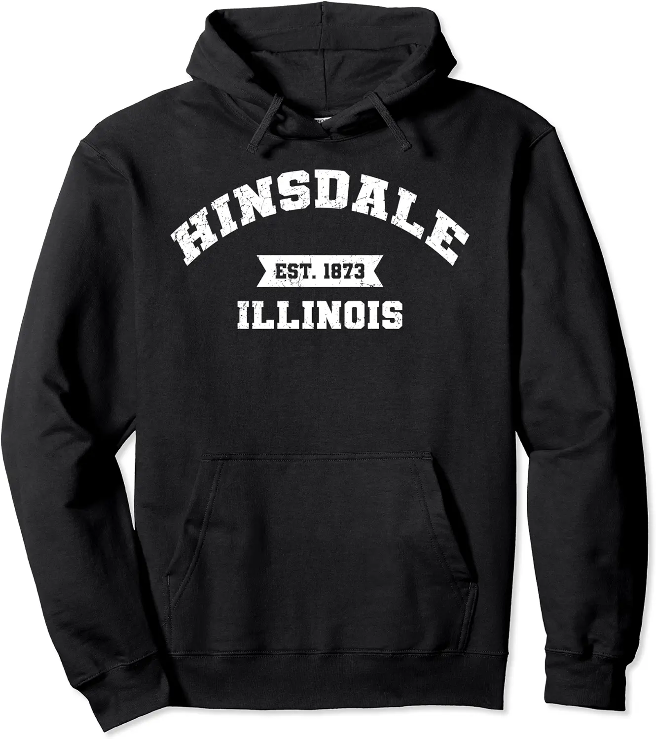 Hinsdale Illinois IL Vintage Athletic Sports Established Pullover Hoodie - Terrancecar Shop 30B0BN4H7L7T