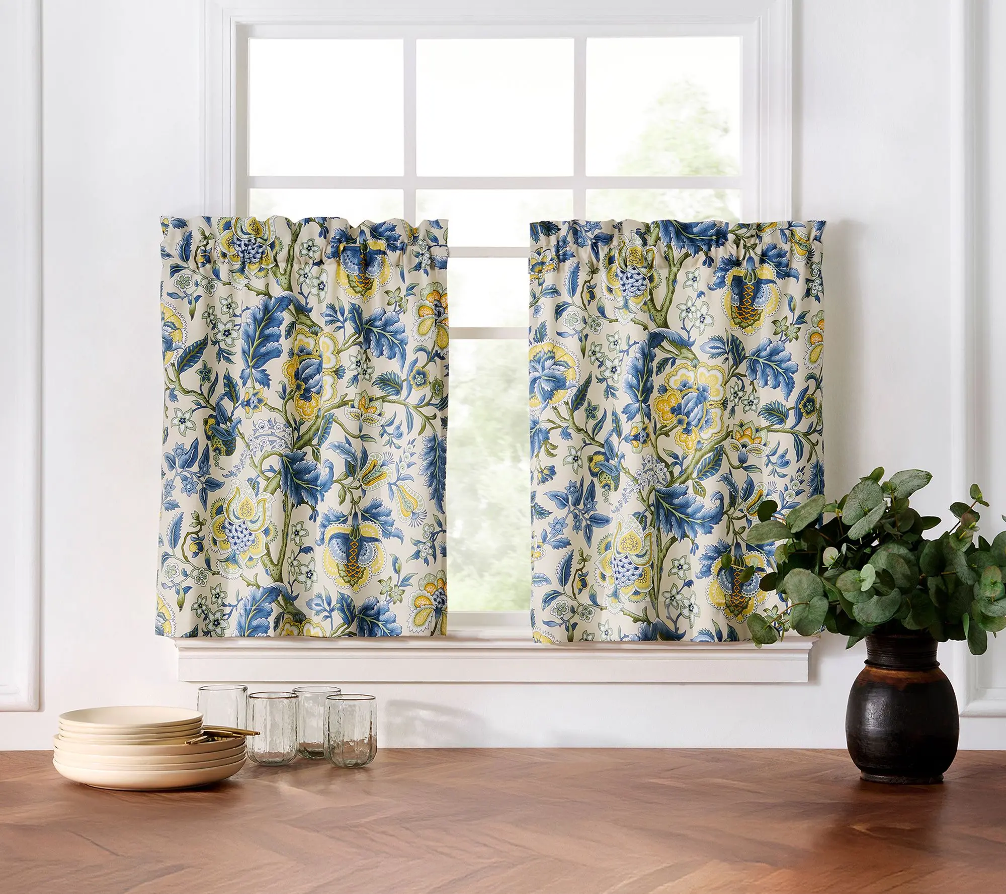 Waverly Imperial Dress Window Curtain Tier Pairs 26" X 24"