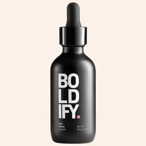 BOLDIFY Hair Boost Serum for Healthy Looking Hair Growth & Scalp Support, Argan Oil, Ginseng, Green Tea, Peppermint, Rosemary, Turmeric - Nourish Repair Volumize, 30 Natural Boosters + 4 Clinically Proven Peptides, Scalp Stimulator Hair Growth Oil