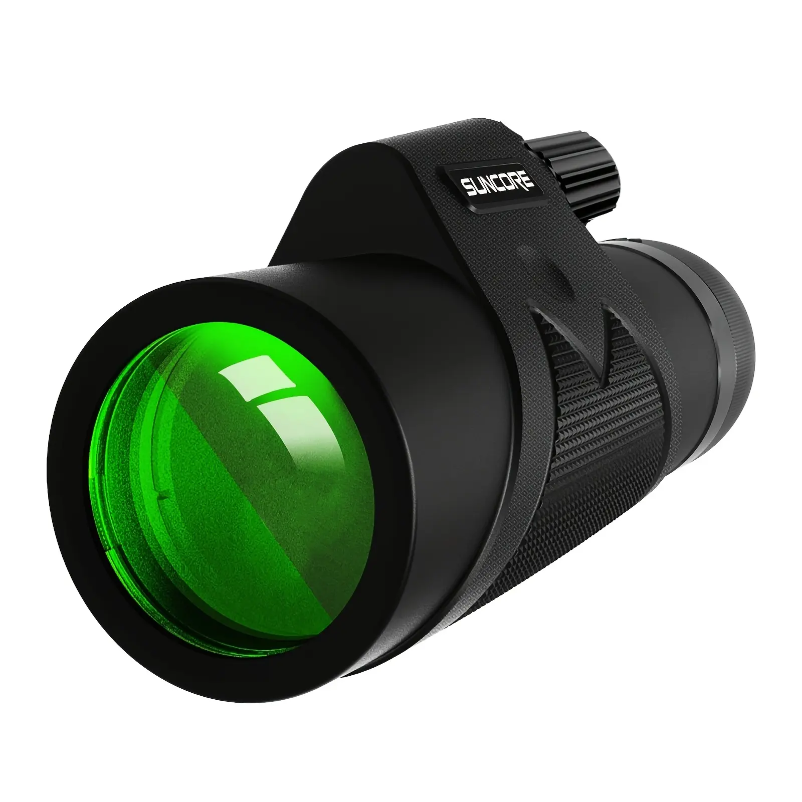 10x42 High-Powered Monocular Binoculars for Adults, BAK4 Prism with Fully Multi-Coated Lens, 6.5° Wide Field of View for Wildlife Watching & Camping, Adjustable Smartphone Holder, Phone Adapter & Tripod Included, Clearer Details, Bird Watching, Brighter A