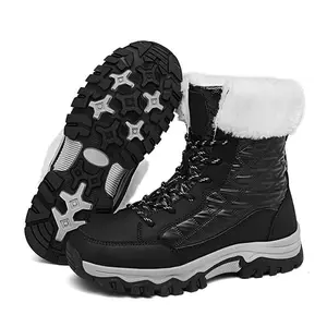 Anti Slip Waterproof Snow Boots for Women Winter Warm Padded Ankle Booties Faux Fur Lined Lightweight Shoes Perfect for Snowy Icy Days Outdoor Activities